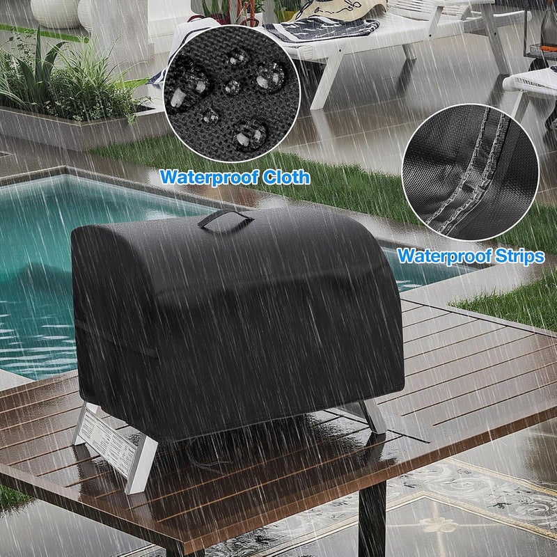 Jungda Grill Cover for Z Grills Cruiser 200a Portable Pellet Grill,Waterproof Small Tabletop BBQ Grill Covers - 25 x 20 x 13 Inch - Image 4